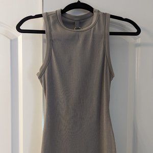 NWT Skims Smoke Cotton Rib Tank Dress - Small